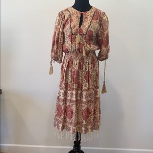 ZIMMERMANN Paisley MIDI dress